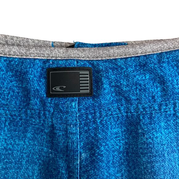 O'Neill Board Shorts Trunks Blue Stripe 30, 13" Inseam, 22" Outseam Surf Swim - Picture 7 of 8